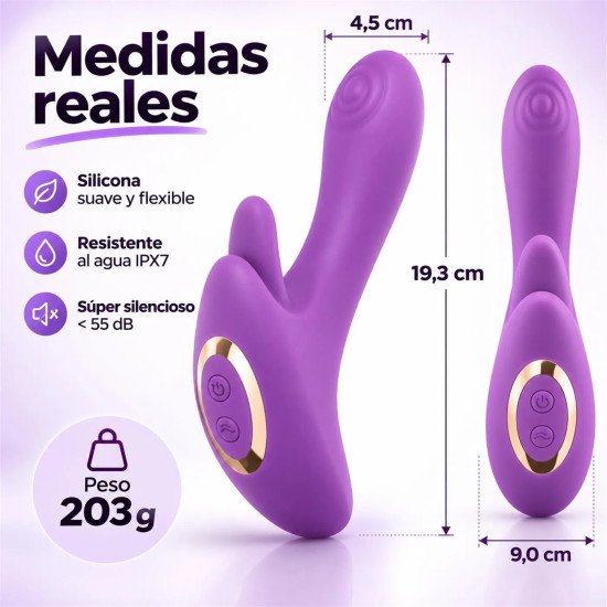 Vibrador Vibrating Tongue & Tap Nova