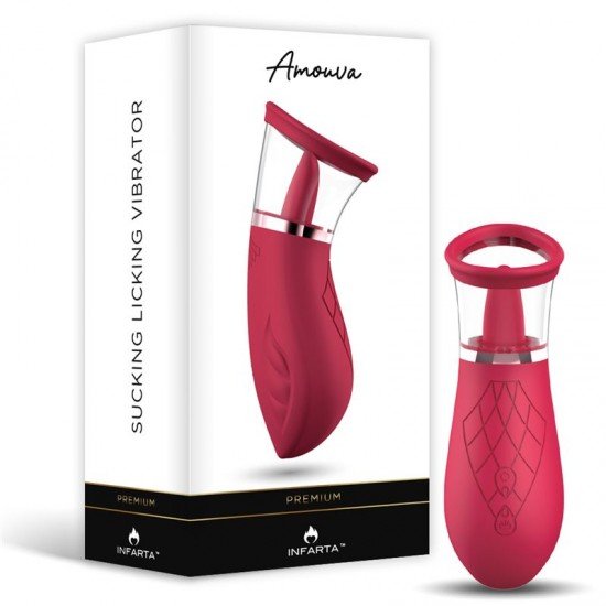 Succionador Sucking Licking Vibrator Amouva