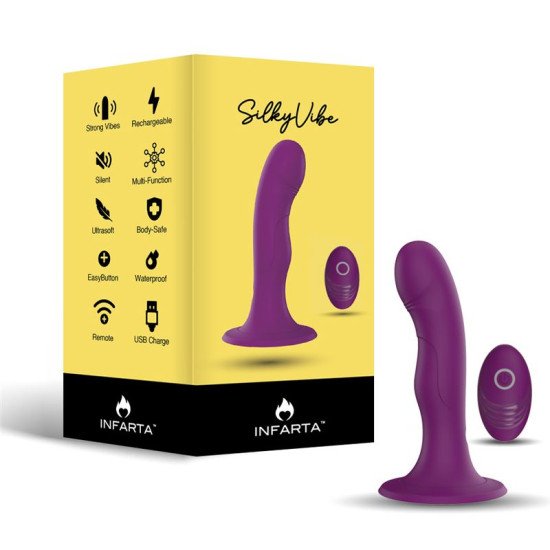Vibrador Recargable con Succión Silky Vibe