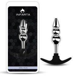 Dilatador Anal Silverpulse Double Metal Small