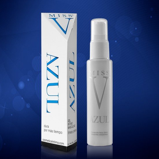 Miss V -  Azul - Gel Intimo Masculino