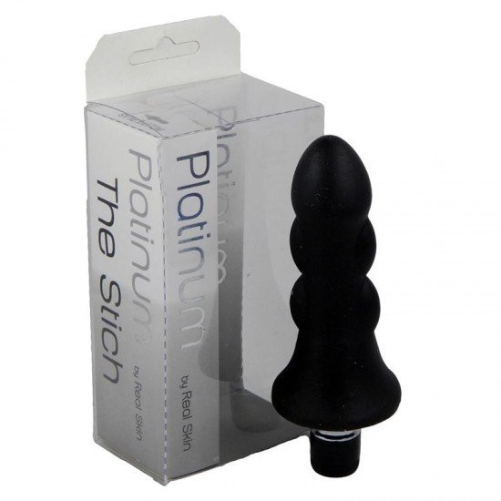 Dilatador Anal The Stich Black Con Vibrador