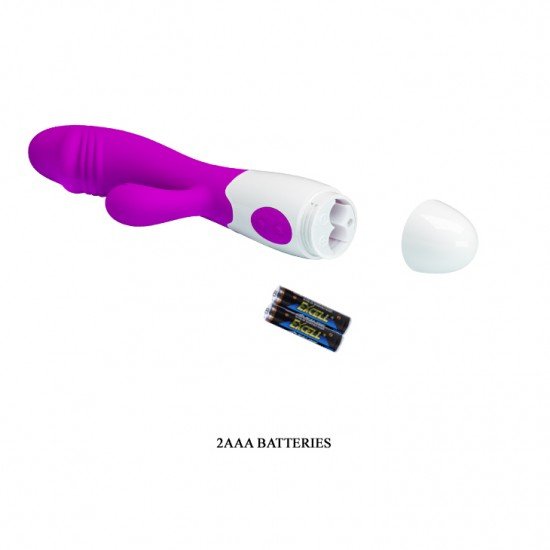 Vibrador con Conejo Estimulador de Clítoris 30 Funciones Snappy