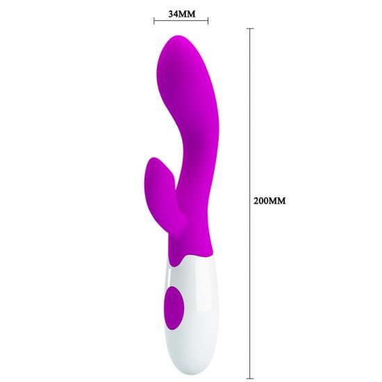 Vibrador con Conejo Estimulador de Clítoris 30 Funciones Brighty