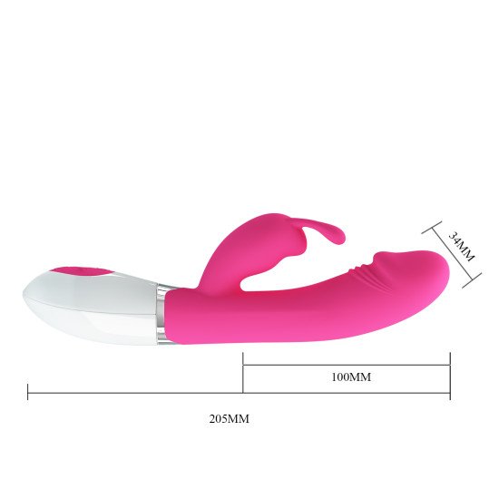 Vibrador con Estimulador de Clitoris Control Por Voz 30 Funciones Gene