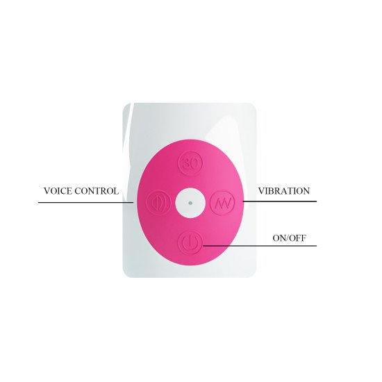 Vibrador con Estimulador de Clitoris Control Por Voz 30 Funciones Gene