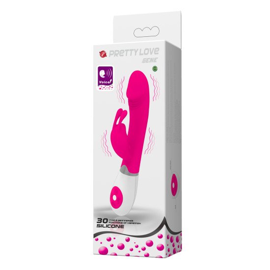 Vibrador con Estimulador de Clitoris Control Por Voz 30 Funciones Gene