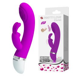 Vibrador con Estimulador de Clítoris Christ