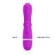 Vibrador con Estimulador de Clítoris Bert
