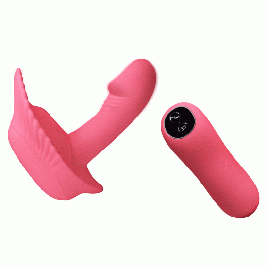 Estimulador de Punto G de Silicona con Control Remoto Fancy Clamshell