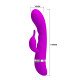 Vibrador con Estimulador de Clítoris Hilda