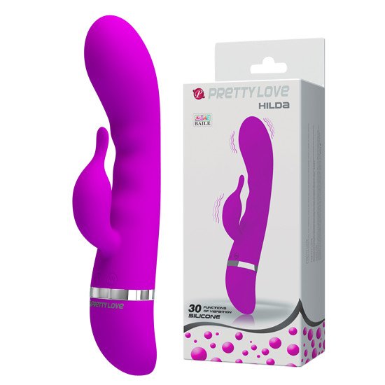 Vibrador con Estimulador de Clítoris Hilda