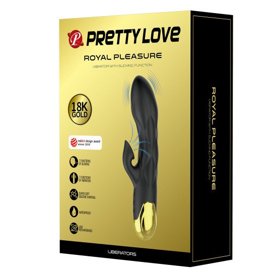 Succionador y Vibrador de Clítoris Royal Pleasure