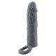 Extensión Para Pene 6 cm. Con Anillo Para Testículos Grey