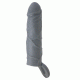 Extensión Para Pene 6 cm. Con Anillo Para Testículos Grey
