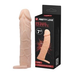 Extensión Para Pene 6 cm. Con Anillo Para Testículos