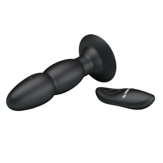 Vibrador Rotador Anal Silicona Recargable
