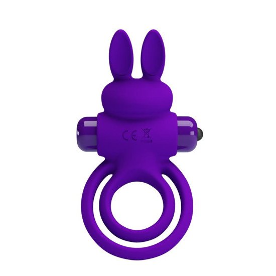 Anillo Doble con Estimulador de Clítoris Bunny Violeta III
