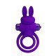 Anillo Doble con Estimulador de Clítoris Bunny Violeta III
