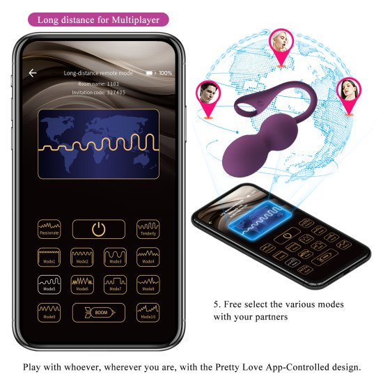 Bala Vibradora con Control Bluetooth Elvira