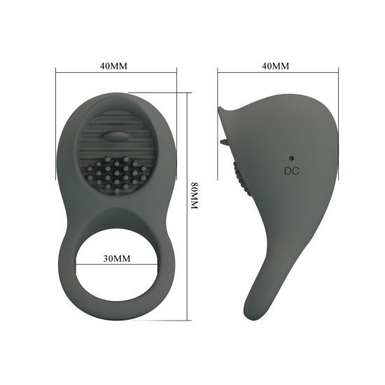 Anillo con Estimulador de Clítoris Recargable Nimbus