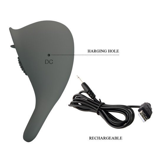 Anillo con Estimulador de Clítoris Recargable Nimbus