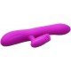 Vibrador Recargable Con Estimulador Rotador Derrick Elton