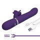 Vibrador con Estimulador de Clitoris Ridgely Purple