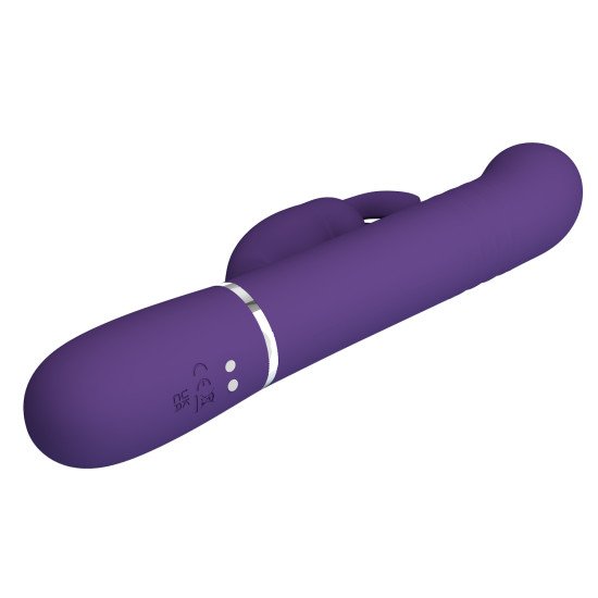 Vibrador Rotativo con Estimulador de Clitoris Coale