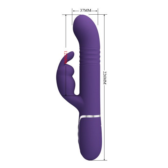 Vibrador Rotativo con Estimulador de Clitoris Coale
