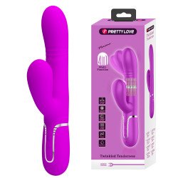 Vibrador Rabbit Rotativo 4 en 1 Mariana