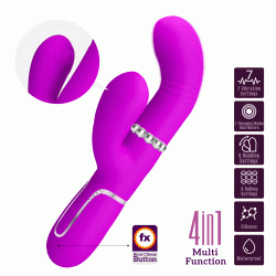 Vibrador Rabbit Rotativo 4 en 1 Mariana