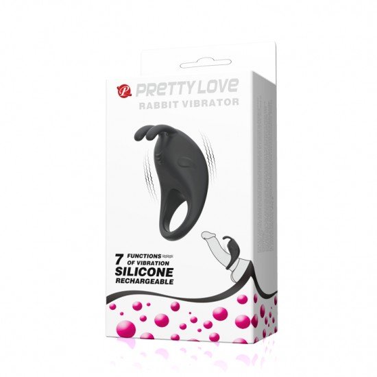 Anillo con Estimulador de Clítoris Recargable Rabbit Vibrator