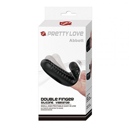 Estimulador con Microvibro Double Finger