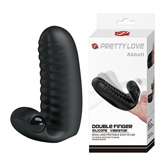Estimulador con Microvibro Double Finger