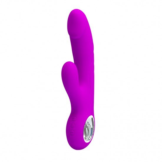 Vibrador Recargable con Estimulador de Clítoris Gordon