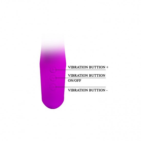 Vibrador Recargable con Estimulador de Clítoris Gordon