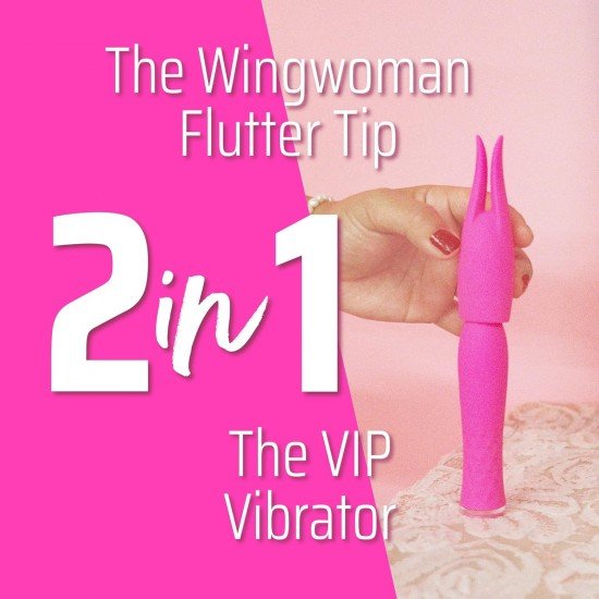 Estimulador de Clítoris 2 en 1 Queen V The VIP & The Wingwoman Slip On