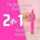Estimulador de Clítoris 2 en 1 Queen V The VIP & The Wingwoman Slip On