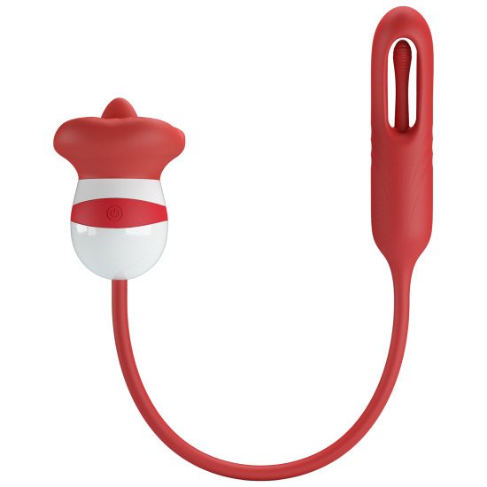 Vibrador Doble Lengua Punto G Clítoris USB Recargable Alyss