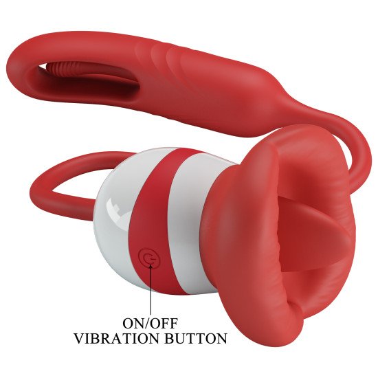 Vibrador Doble Lengua Punto G Clítoris USB Recargable Alyss