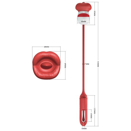 Vibrador Doble Lengua Punto G Clítoris USB Recargable Alyss
