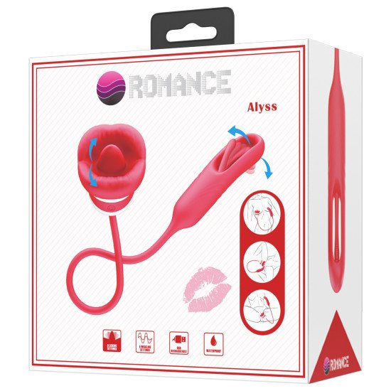 Vibrador Doble Lengua Punto G Clítoris USB Recargable Alyss