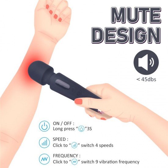 Masajeador Multifuncional Black 7 Function