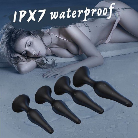 Set 4 Plug Anal Silicona