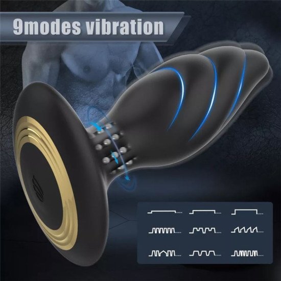 Vibrador Rotador Anal Whirlwind Recargable