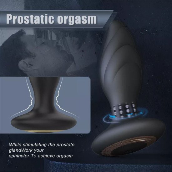 Vibrador Rotador Anal Whirlwind Recargable
