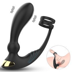 Estimulador de Próstata Recargable Kings Landing con Anillo