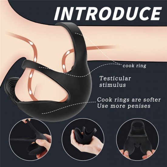 Anillo y Vibrador Para Testículos Chad