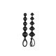 Set Dilatadores Anales Love Beads Set Of 2 Black
